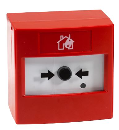 Pulsador de alarma analógico rearmable con aislador
