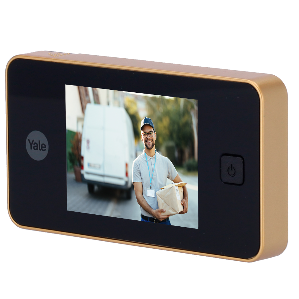 YALE-DOORVIEWER500-GOLD