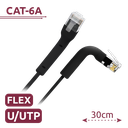 UTP6A-FLEX-03BK
