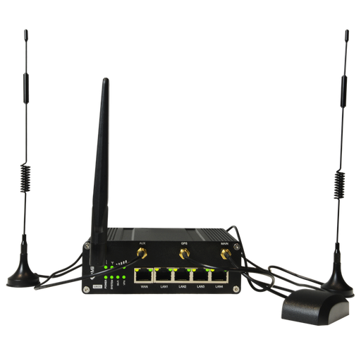 [MS-UR35-L04EU-G-P-W] Router Industrial 4G WiFi GPS PoE 5 puertos 10/100 (4 puertos PoE)