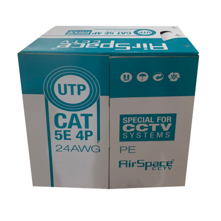 [SAM-4445] Rollo de 305 metros de cable UTP CAT5E 24AWG rígido
