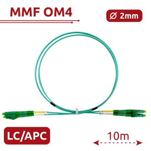 [SF-LC-APC-LC-APC-OM4-DX-10M-A] SF-LC-APC-LC-APC-OM4-DX-10M-A