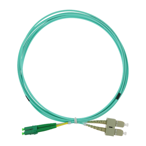 [SF-LC-APC-SC-UPC-OM4-DX-3M] SF-LC-APC-SC-UPC-OM4-DX-3M